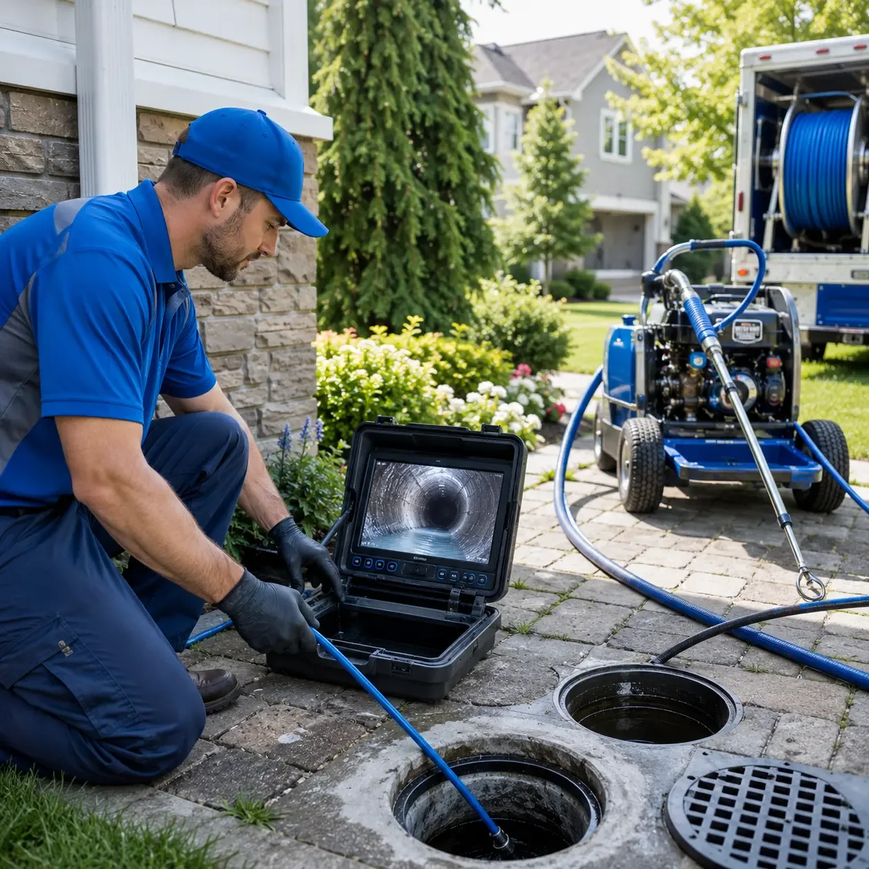 Outdoor drain cleaning professionals serving Indianola, WA